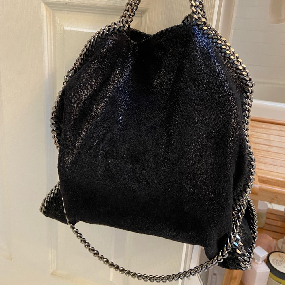 Stella McCartney Falabella Black Vegan Tote Bag